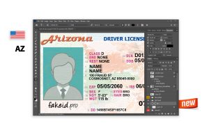New Design Template 2024 Driver License Arizona