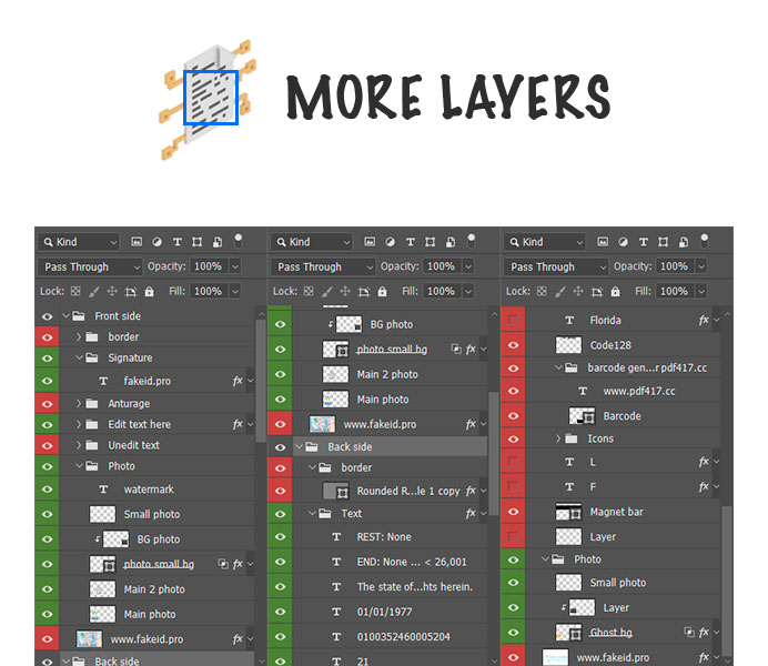 Florida Psd Layers