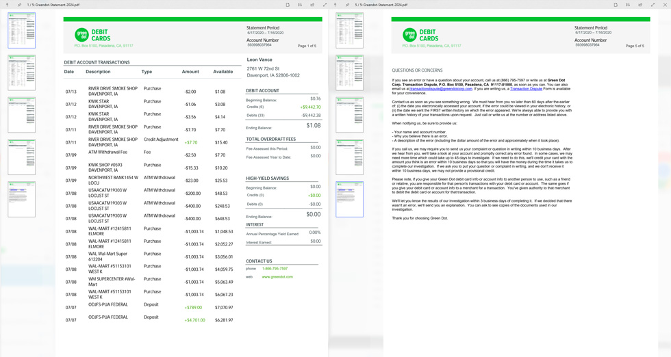 Greendot State Pdf