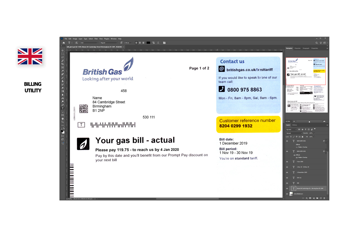 Bill gbr gas paper