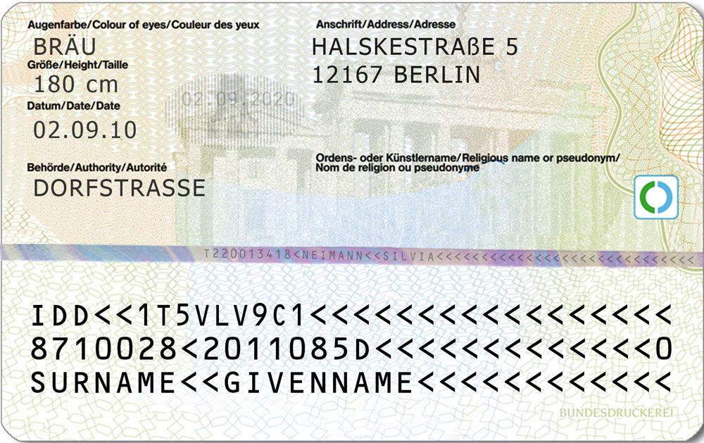 Id germany psd back