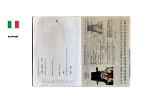 Passport italy Download Psd