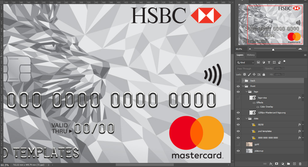 Psd front card hsbc