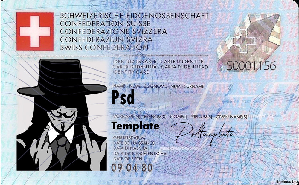 Swiss id front