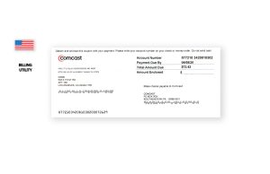 Comcast payment stub psd
