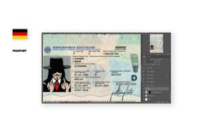 Passport Germany New Psd
